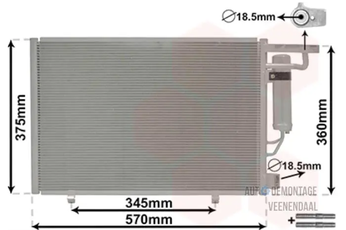 Airco Condensor Peugeot 208