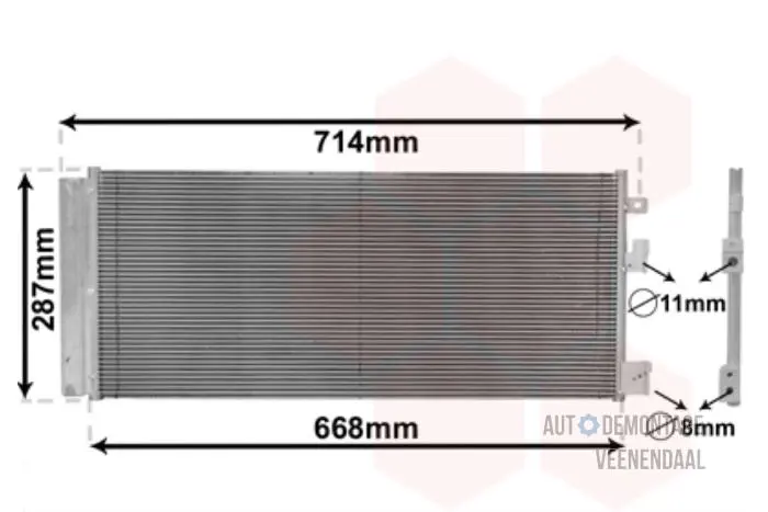 Airco Condensor Opel Adam