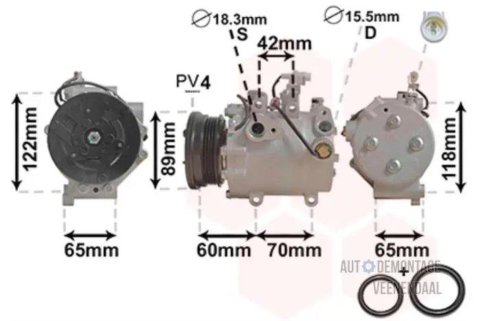 Klimapumpe Suzuki Swift