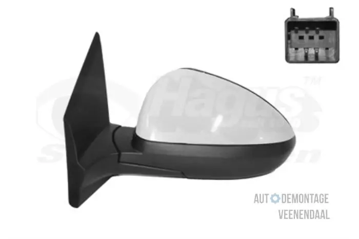 Wing mirror, left Chevrolet Aveo